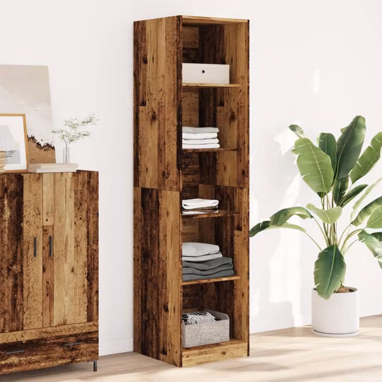 vidaXL Armadio in Legno Marrone per Camera da Letto e Ingresso L/P/H: 50 x 50 x 200 cm