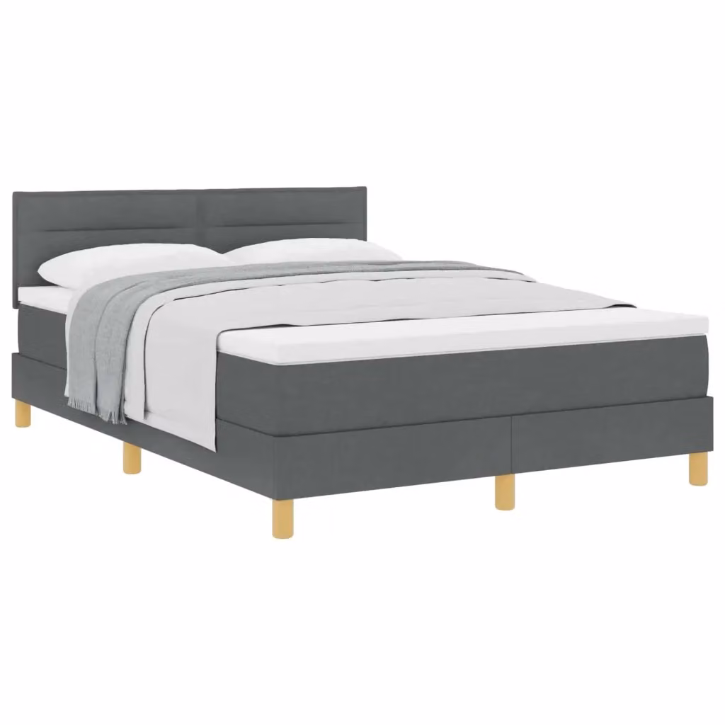 Letto ibrido con materasso vidaXL in tessuto grigio L/P/H: 160 x 200 x 280 cm – 2