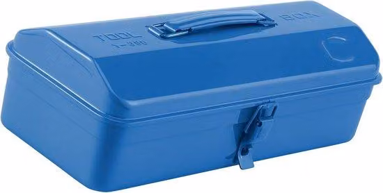 Cassetta portattrezzi metallica - Con cassetti multipli - Chiusura sicura - Adatta per uso industriale e domestico - Colore blu