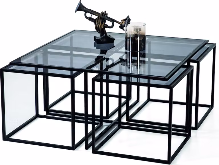 Kaffeetisch Couchtisch Designer Tisch Metall Wohnzimmertisch Tisch