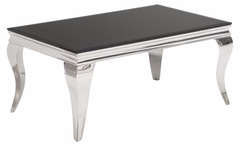 Tavolino da salotto 100 cm in vetro, design moderno per il soggiorno. ACQUISTA ORA