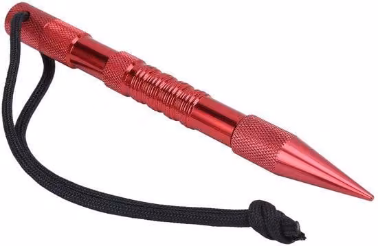 Ago da cucito in alluminio, leggero, lunghezza 17 cm, lucidato