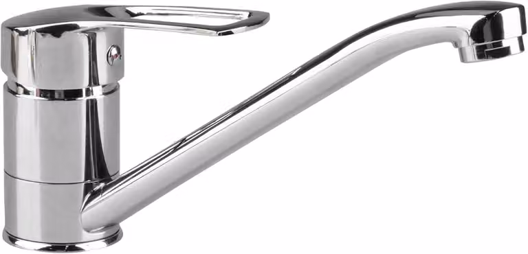 Miscelatore per cucina, girevole a 360°, tubo flessibile da 150 cm, realizzato in ottone e acciaio, adatto per lavelli