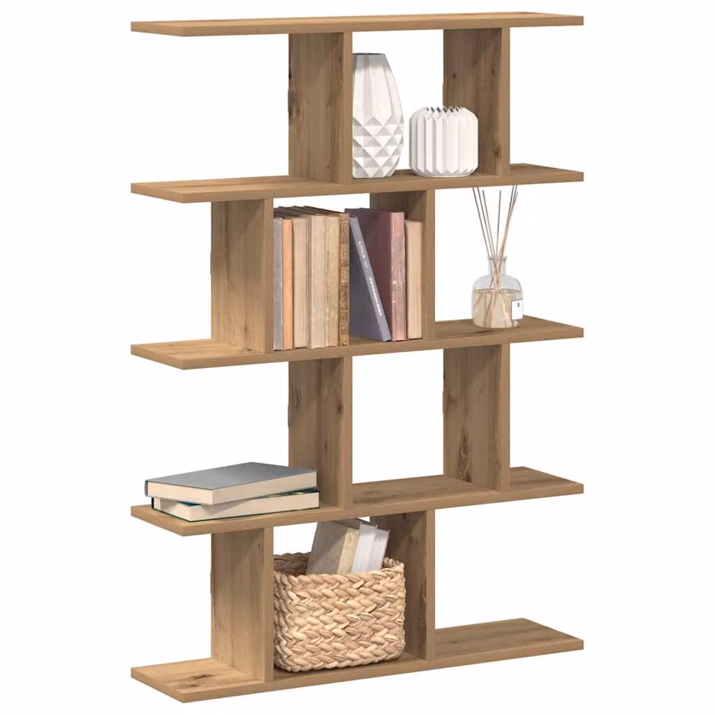 vidaXL Mensola a Muro Cubo con 12 Scomparti in Legno MDF Marrone Moderno