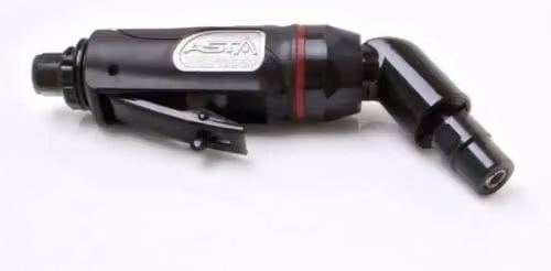 Smerigliatrice angolare pneumatica 6 mm Asta, ideale per lavori di smerigliatura e lucidatura, design compatto e leggero, alte prestazioni, facile da usare e durevole per uso professionale.