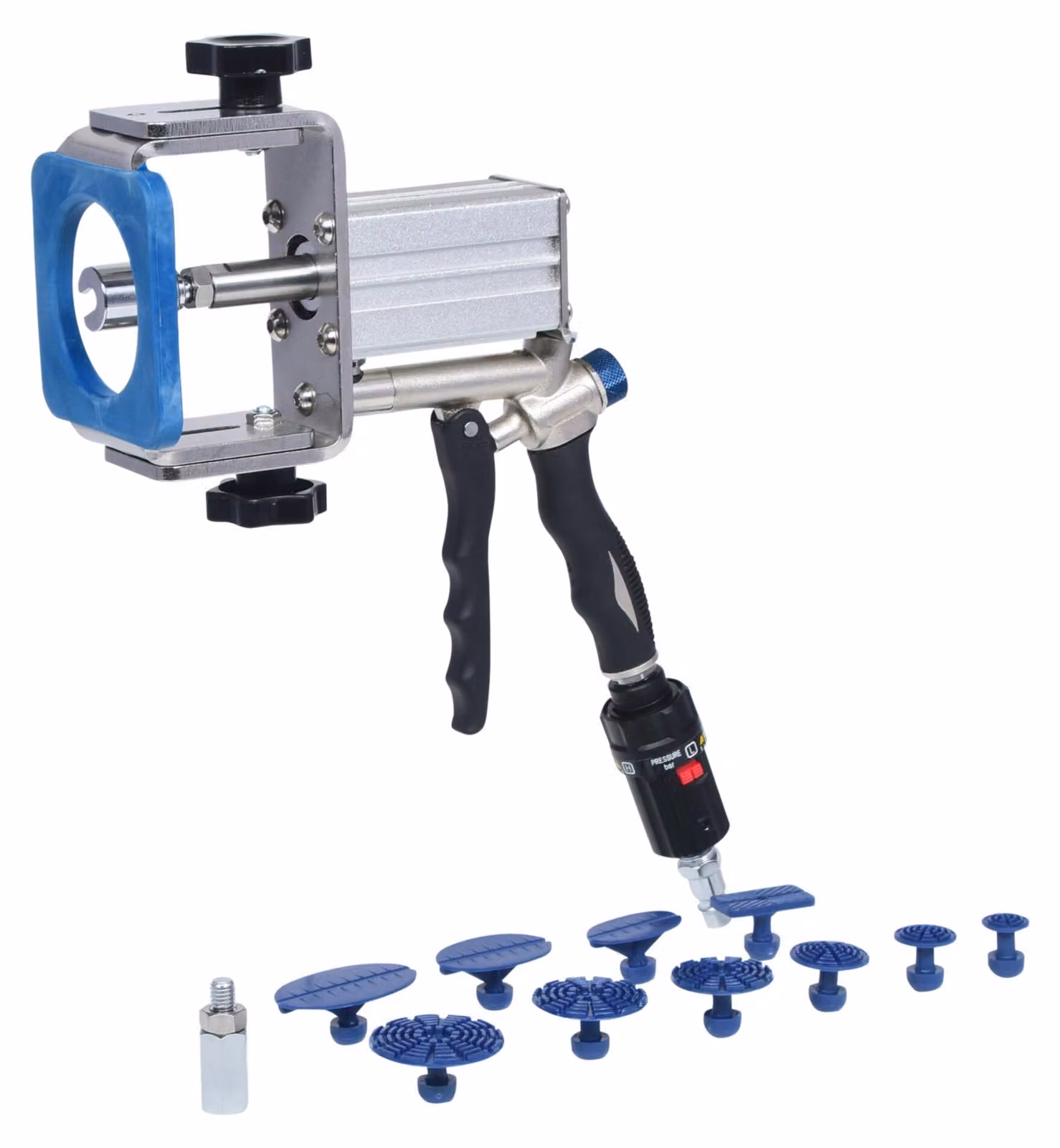 KS TOOLS Set di estrattori pneumatici professionali per ammaccature 12 pezzi - 140.2520