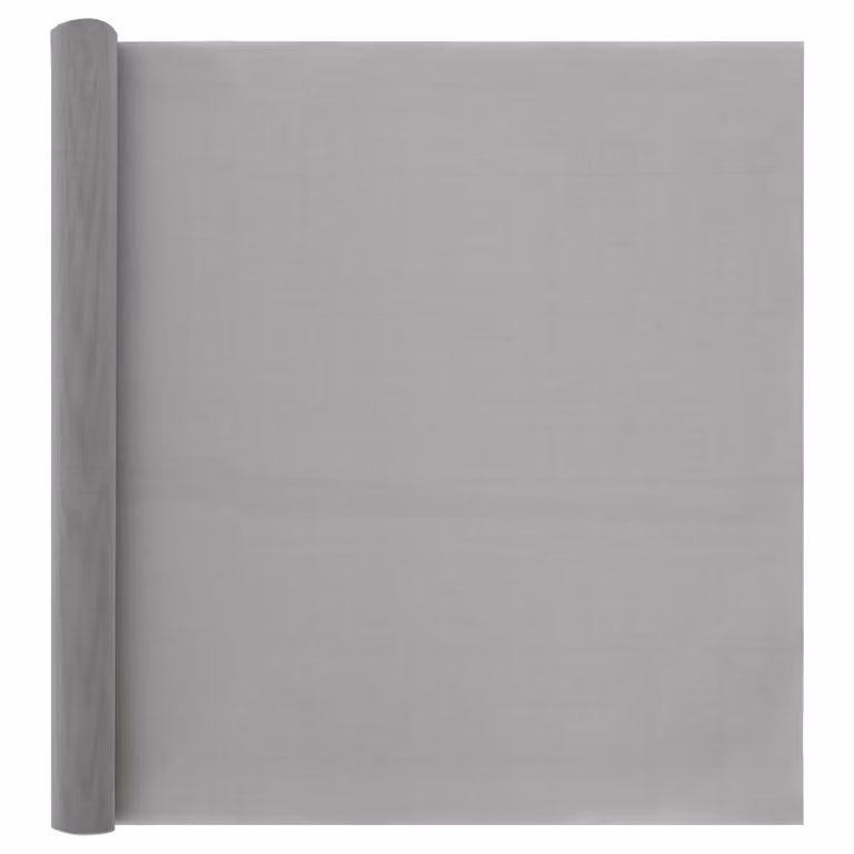 Rete per schermatura vidaXL in acciaio inossidabile Argento, L: 60 cm, P: 500 cm, 120 Mesh