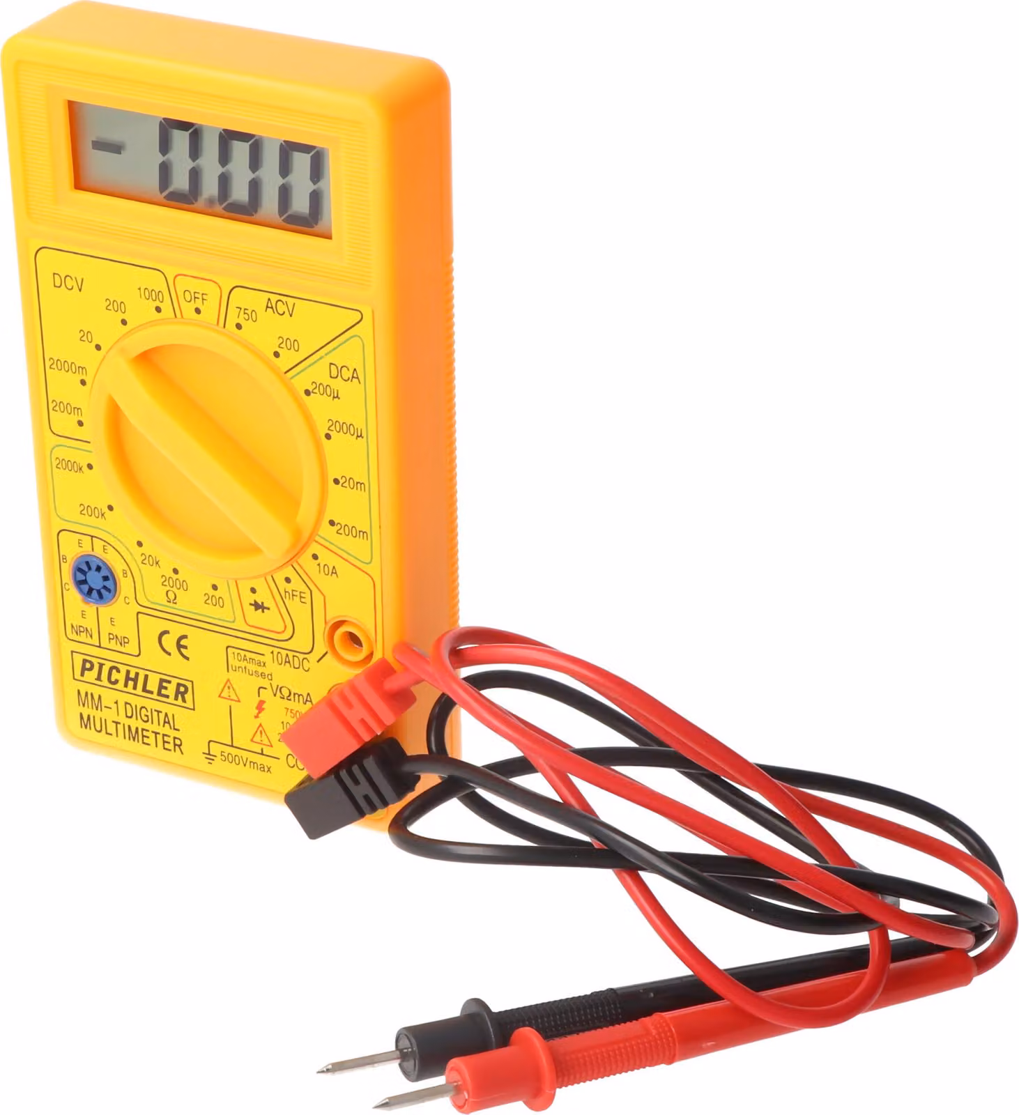 Multimetro digitale MM-1, display illuminato, ideale per modellismo, hobby, officina, casa
