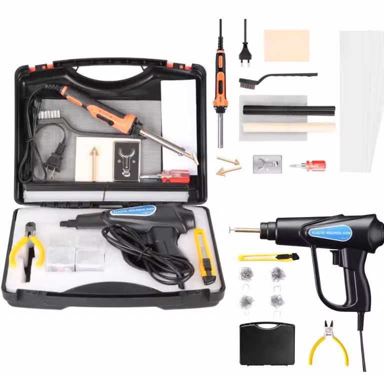 Saldatrice elettrica con 2 tipi di accessori per la saldatura, da 100 W e 70 W, adatta per la riparazione di automobili