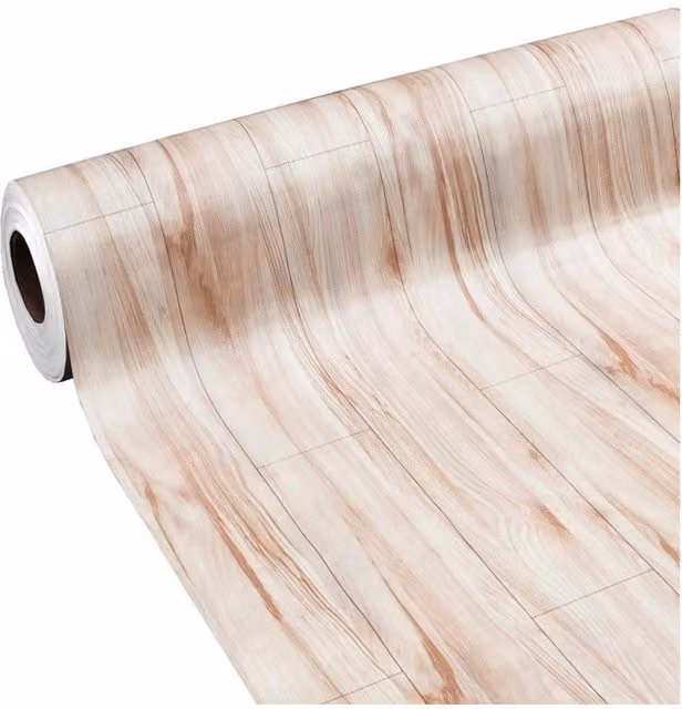 Pavimento PVC 140x1500 Cm Rivestimento Rotolo Vinile 30 Misure Design Legno Parquet Venato Dis A