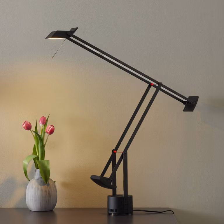 Artemide Lampada da scrivania Tizio, Nero, Studio / Ufficio, Plastica, Design, Lampada da tavolo