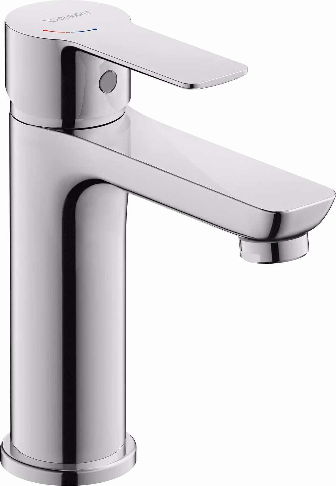 Duravit D-Code Mitigeur monocommandé pour lavabo M FreshStart et Minusflow, sans garniture de vidage, DC1023002010, DC1023002010