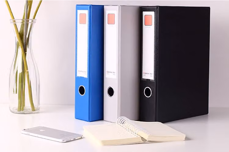 Scatola magnetica per documenti A1296 A4 grigio