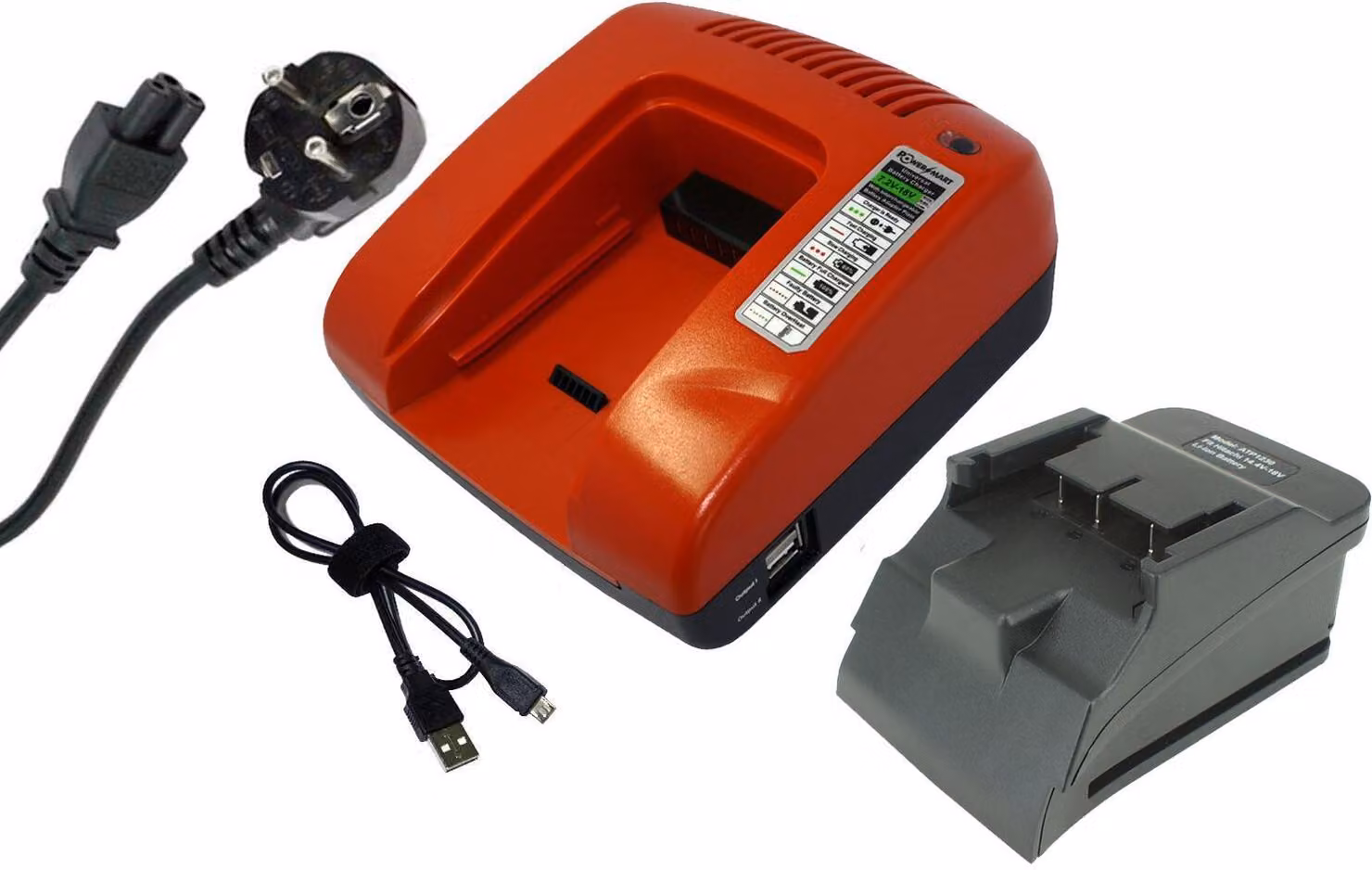 Caricabatterie per Hitachi DH 14DSL, DS 14DSFL, DS 14DSL, G 18DSL, G 18DSLP4, R 18DSL