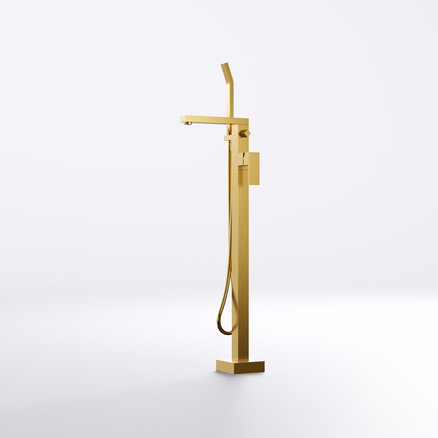 Steinberg Série 342 robinetterie de baignoire, sur pied, hauteur 875mm, saillie 210mm, 3421163BG, 3421163BG