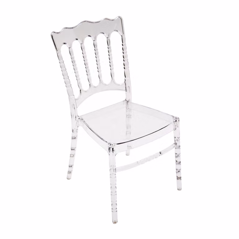 Set di 4 sedie in polipropilene trasparente Mobili 2G L: 44 cm, P: 52 cm, H: 89 cm, HS: 44 cm