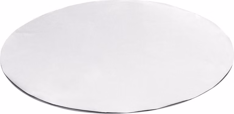 (600g/m²) Telone tondo per camion/telo in PVC senza occhielli (grigio chiaro RAL7035, 440 cm) Copertura per piscina Telone per piscina Sottostrato per piscina Telone protettivo per piscina