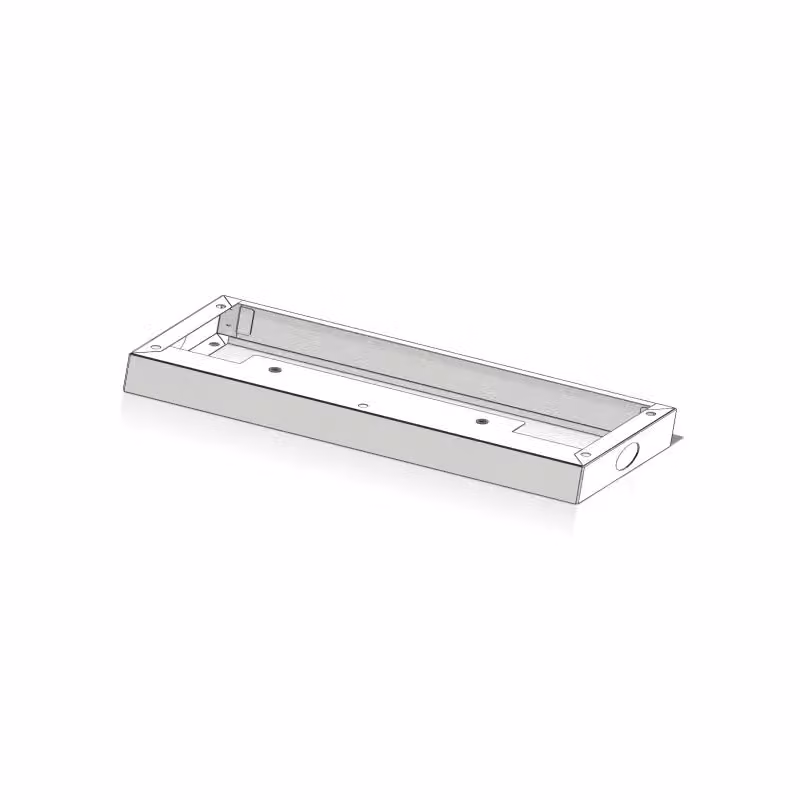 Base di supporto ABN per scatole da parete S / SP, altezza 80 mm, larghezza 550 mm U208