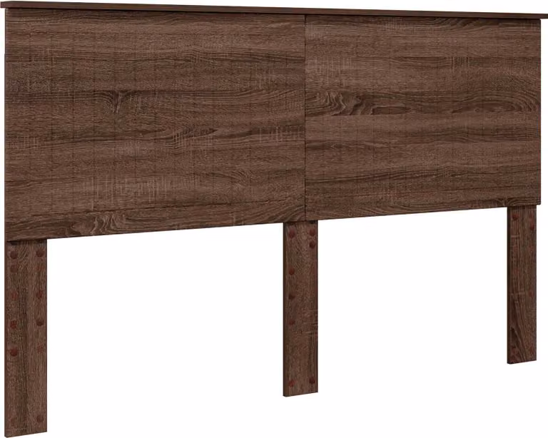 Testiera con testiera Rovere Marrone 160 cm Legno multistrato