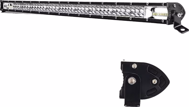 Striscia luminosa a LED, temperatura di colore 6500K, impermeabile IP68, 32 pollici a 2 file