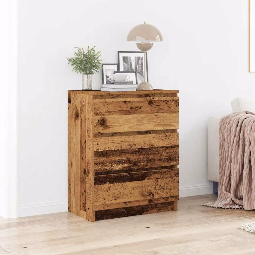 Credenza vidaXL in Legno Antico Marrone per Sala da Pranza L: 60 cm, P: 35 cm, H: 76 cm