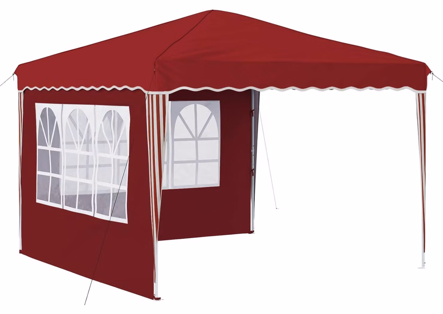Tenda per feste a pop-up 288 x 288 x 245 cm Borgogna