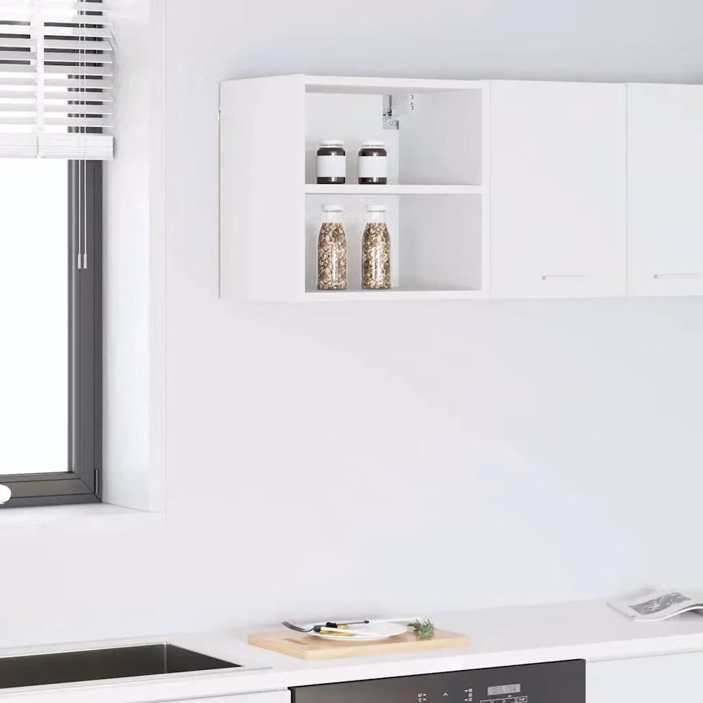 vidaXL Armadio pensile da cucina moderno in MDF Bianco L 40 cm x P 29,5 cm x H 40 cm