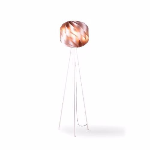 Piantana Moderna 3 Piedi Polilux ® Pink Metal E Metallo 1 Luce E27