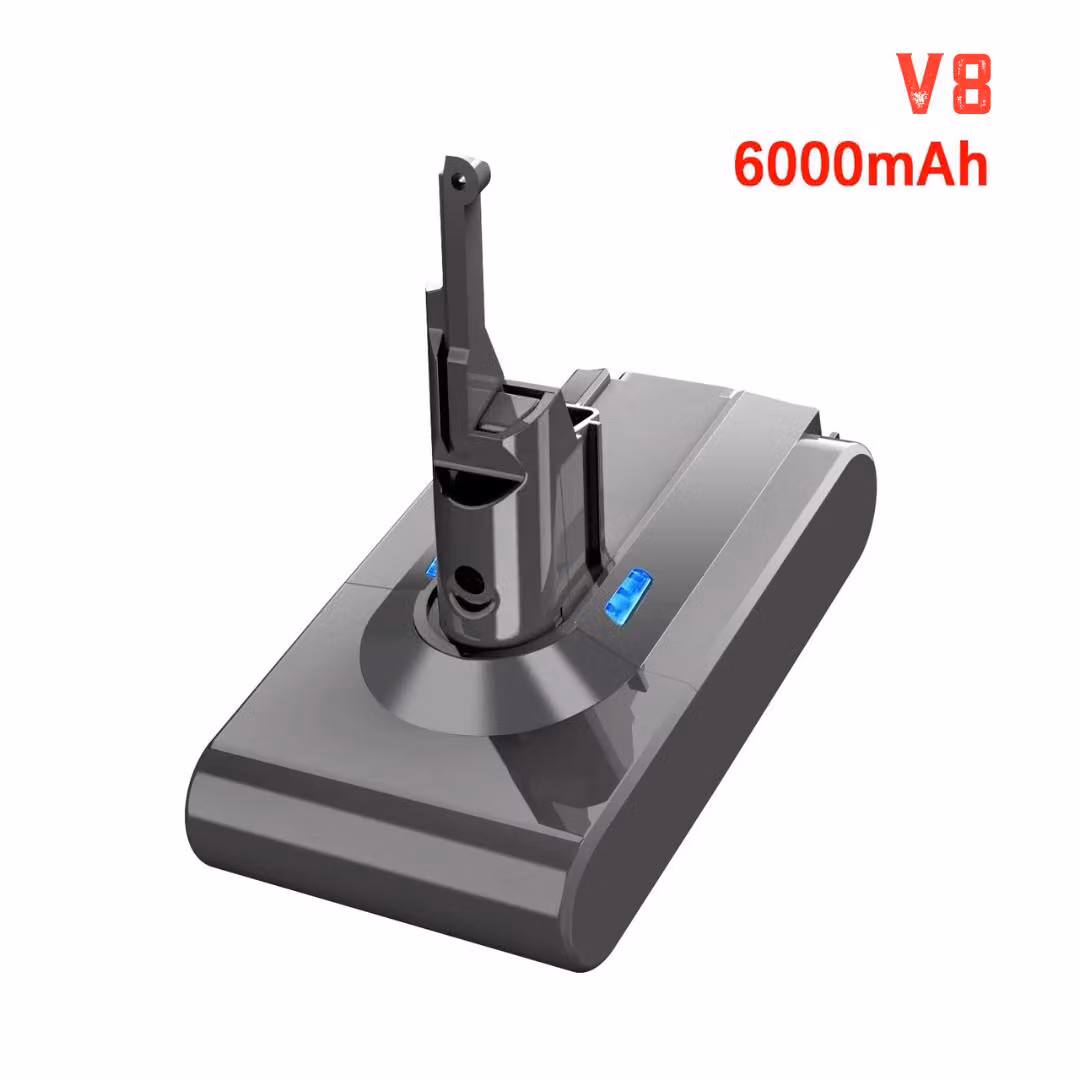 Batteria di ricambio da 6000 mAh compatibile con gli aspirapolvere Dyson V8 SV10 Absolute Animal Fluffy