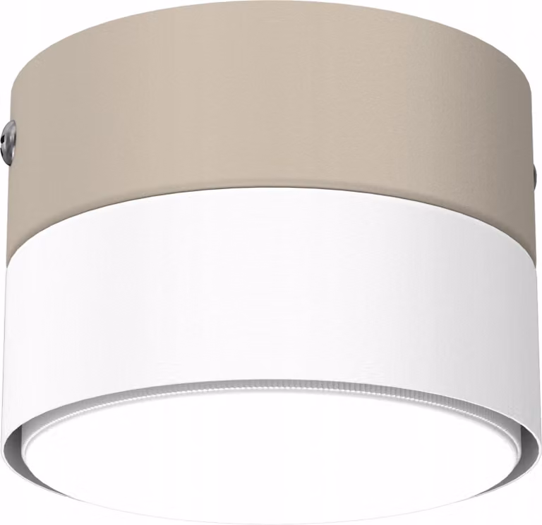 Lampada Da Soffitto A Led Loft Gx53 Bianco Cashmere Lucido - Lampada Decorativa