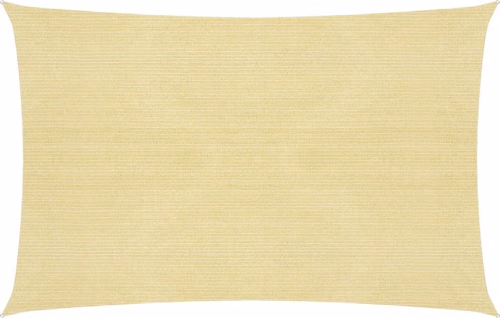 The Living Store Tenda da sole 160 g/m² Beige 2x3,5 m HDPE