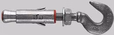 Ancorante in acciaio con gancio forgiato Fischer Slm 10 Gancio Ø16 mm Argento