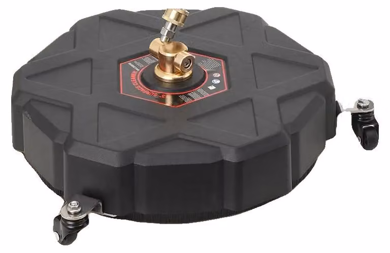 Idropulitrice per la pulizia delle superfici, con una pressione massima di 2500 psi, diametro di 13 pollici, compatibile con connettore rapido da 1/4 di pollice, realizzata in acciaio inossidabile e rame, con ruote a 360 gradi per una facile manovrabilità