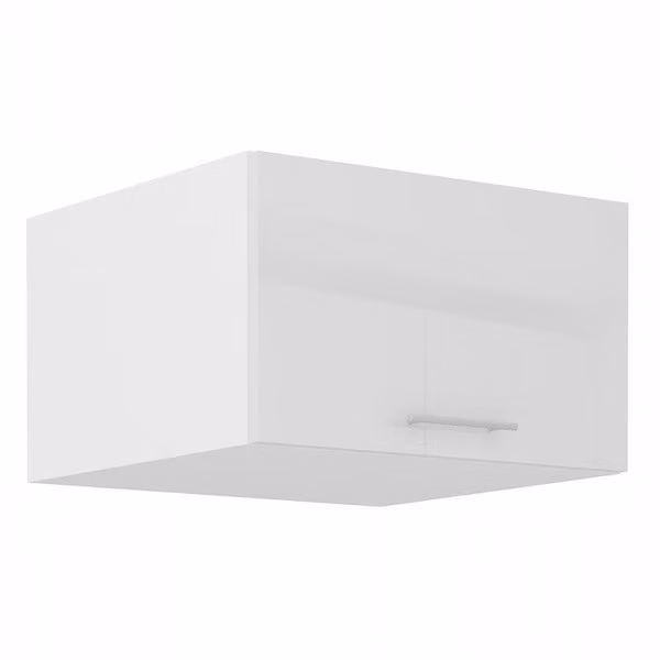 Mobile alto profondo con ante a battente LAJLA - larghezza 60 cm, bianco