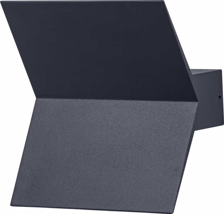 OSRAM ENDURA STYLE BAT applique da esterno, applique LED a luce indiretta, bianco caldo, 3000K, alluminio, IP44, 9,5W