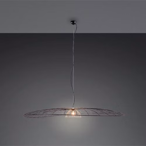 Lampada a sospensione Reality LAURIS DH 200x325 cm nero