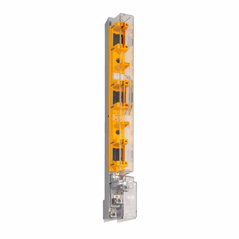 Barra di collegamento ABN NH, Gr. 00_KL 10-95 mm² 690 V/160 A, telaio in acciaio, morsetti a V 10-95 mm² EH052CAD