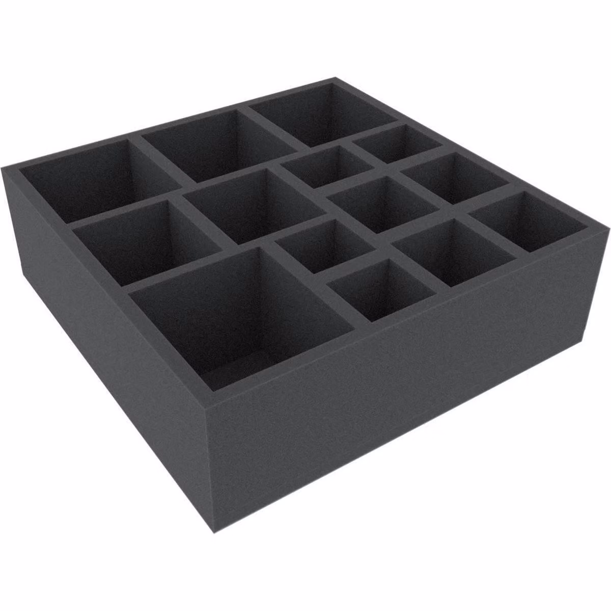 Inserto in schiuma 285 x 285 x 90 mm per giochi da tavolo