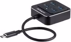 Hub USB 3.1 Startech.Com con 4 porte USB-C, Nero HB31C4AB
