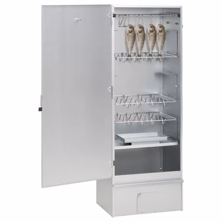 vidaXL Affumicatore con generatore di fumo freddo Acciaio zincato