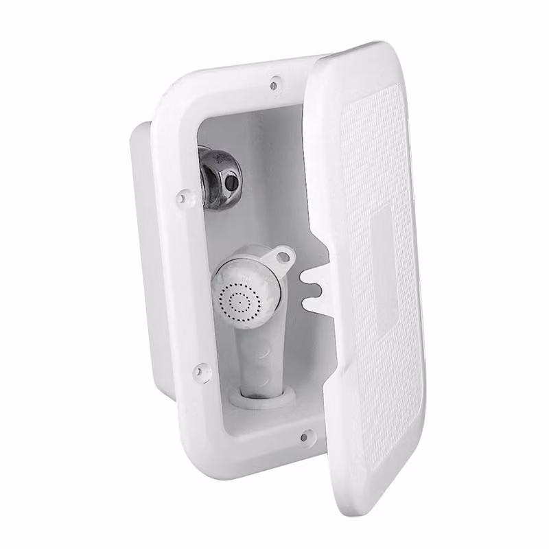 Miscelatore doccia Nuova Rade Case bianco con tubo flessibile da 3 m