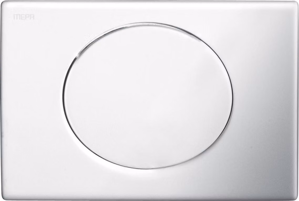 Placca da incasso MEPAellipse per A21/E21 start/stop, cromo opaco