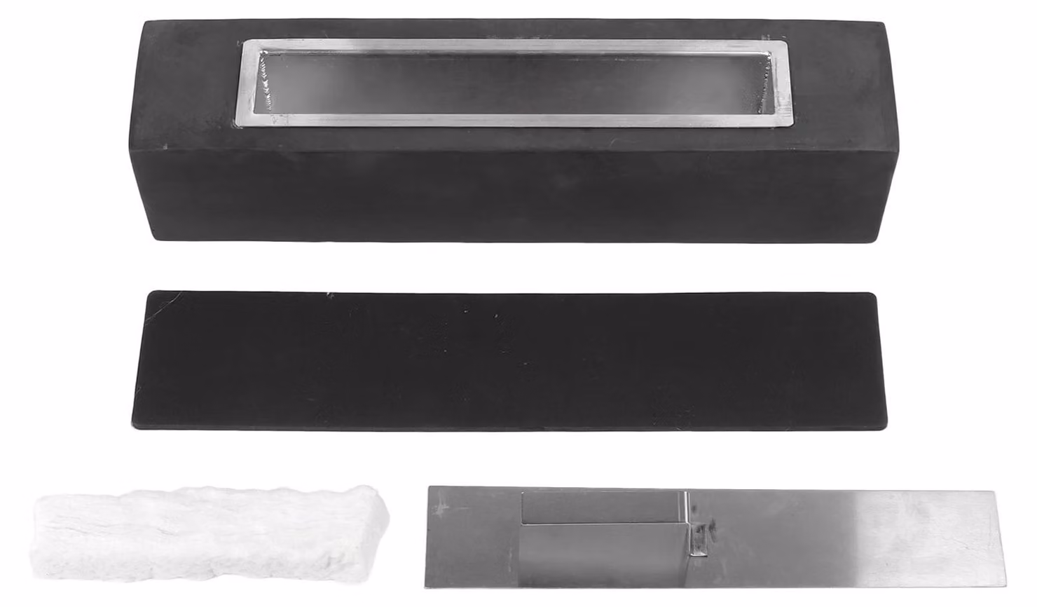 Focolare da tavolo, innovativo, sicuro, rettangolare, portatile, per riscaldamento, cortile, falò, barbecue a carbonella, terrazza, giardino, K