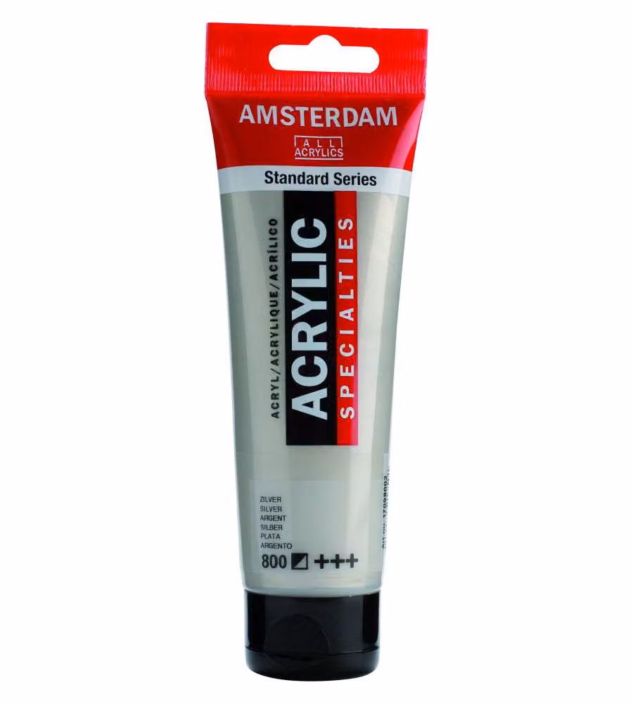 Amsterdam Acrylic 120 ml Argento