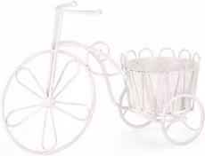 Portapiante in acciaio Yes Everyday modello Emily Bianco anticato L/P/H: 54 x 19 x 34 cm