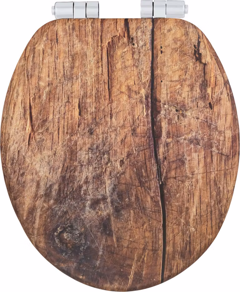 WC-Sitz Rustic Braun