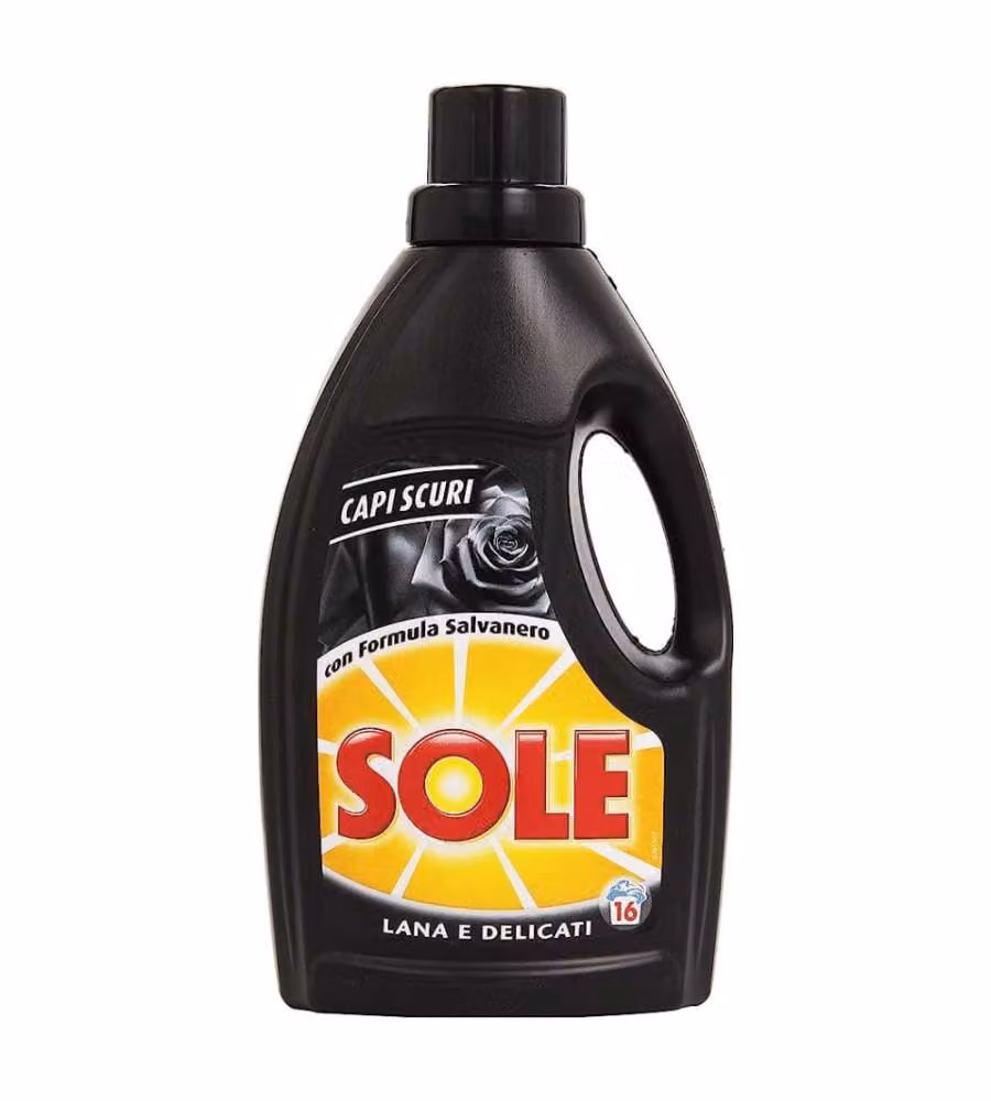 Sole Detersivo Liquido Capi Scuri 1L - Formula Salvanero - 16 Lavaggi