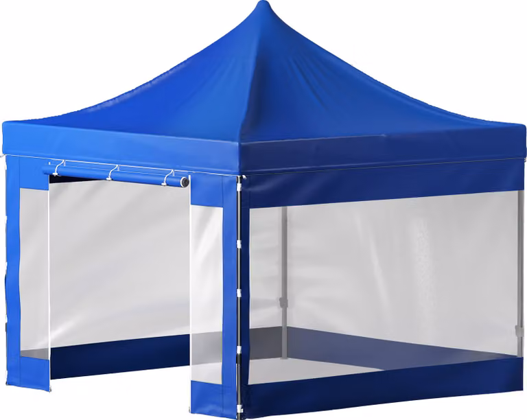 SucceBuy 10 x 10 ft tenda pop up a baldacchino, gazebo per patio all'aperto con pareti laterali rimovibili e borsa su ruote, riparo impermeabile resistente ai raggi UV per le feste