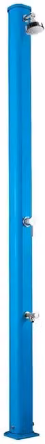 Doccia solare da giardino JOLLY S 25 LITRI in alluminio, con lavapiedi - Doccia Solare Da Giardino Jolly S 25 Litri In Alluminio, Con Lavapiedi Colore Blu Colore: Blu