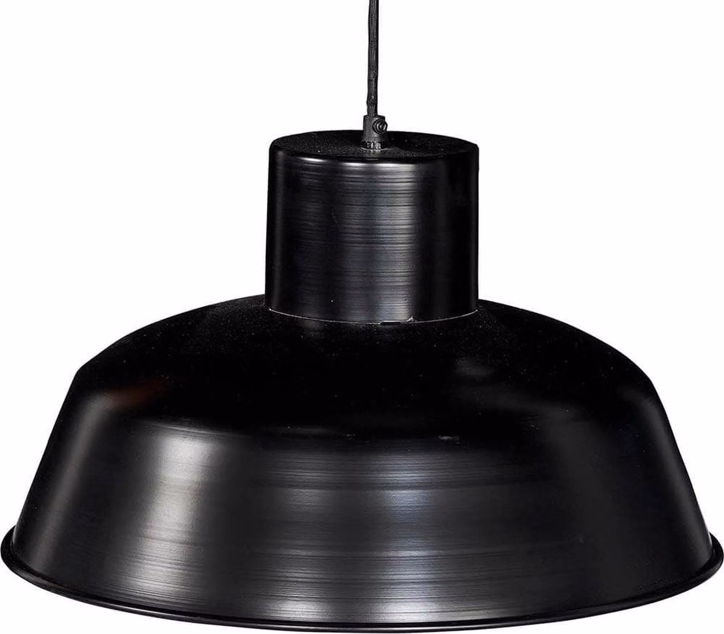 Lampada a sospensione Nightfall - nero opaco